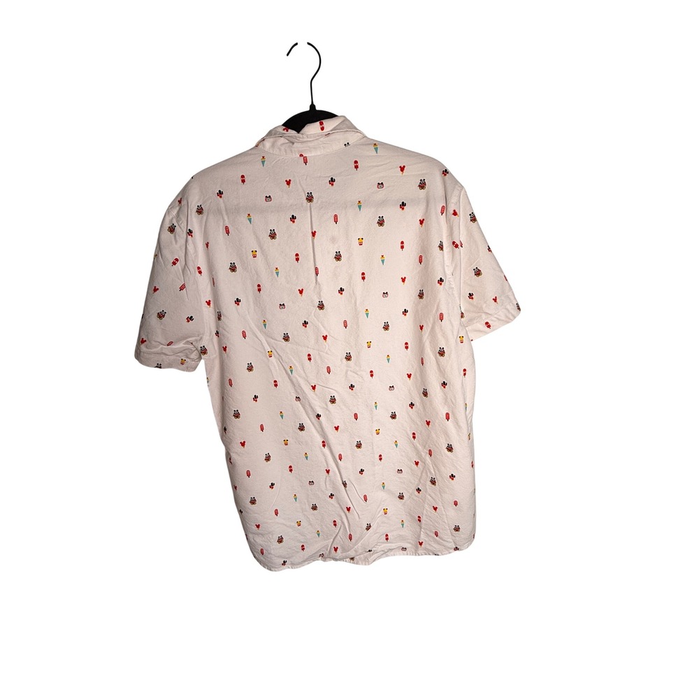 Disneycore Vacation Dadcore Mickey Mouse Ice Cream Button Up Shirt M Resort - Picture 8 of 12
